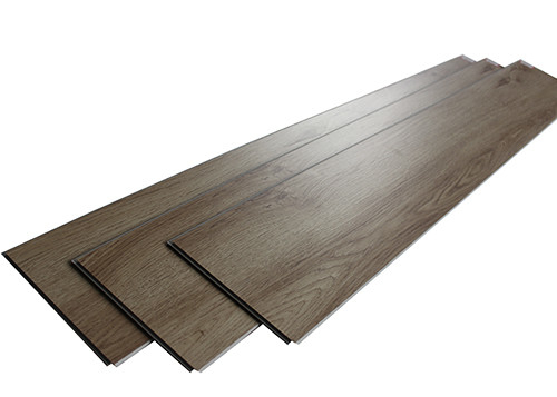 Klik Kunci Waterproof Laminate Vinyl Plank Floor Bahan 100% Virgin PVC