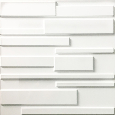 Tebal 1mm Panel Dinding PVC 3D Untuk Rumah Tangga / Administrasi / Perdagangan