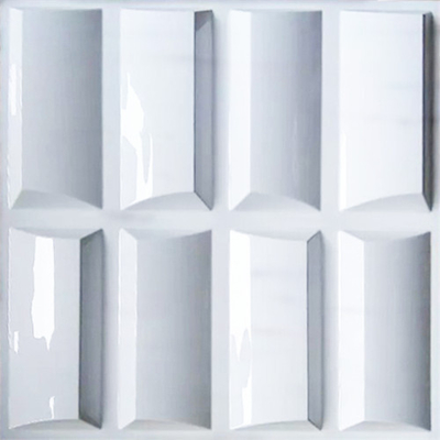 Tahan Api 3D PVC Wall Panel USA Type Untuk KTV / Supermarket Dekorasi